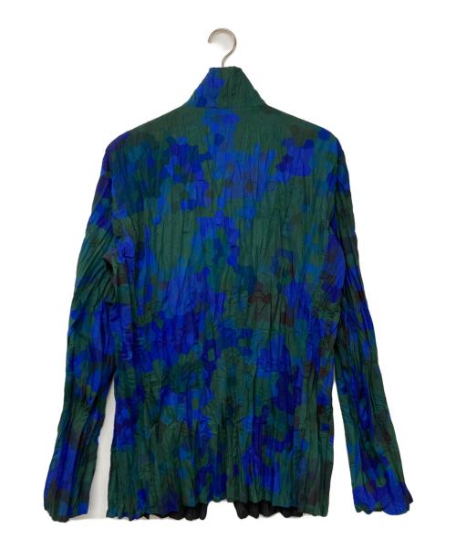 ISSEY MIYAKE MEN（イッセイミヤケメン）ISSEY MIYAKE MEN (イッセイミヤケメン) リバーシブルロングジャケット グリーン サイズ:4の古着・服飾アイテム