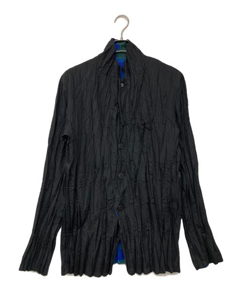 ISSEY MIYAKE MEN（イッセイミヤケメン）ISSEY MIYAKE MEN (イッセイミヤケメン) リバーシブルロングジャケット グリーン サイズ:4の古着・服飾アイテム