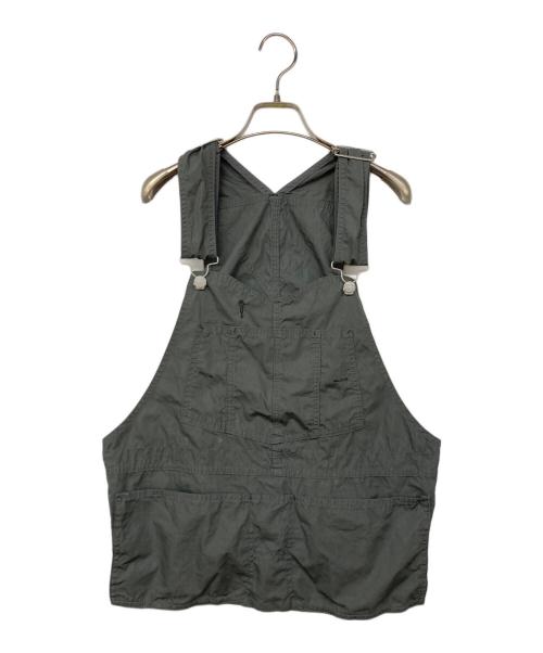 BEAMS BOY（ビームスボーイ）BEAMS BOY (ビームスボーイ) タイプライター オーバーオール ベスト グレー サイズ:記載なしの古着・服飾アイテム