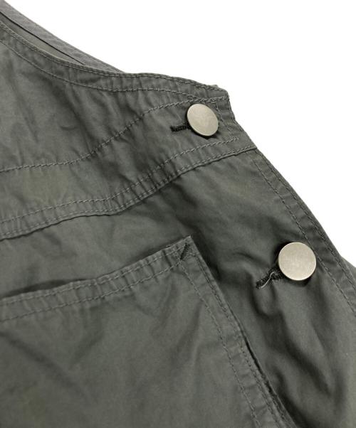 BEAMS BOY（ビームスボーイ）BEAMS BOY (ビームスボーイ) タイプライター オーバーオール ベスト グレー サイズ:記載なしの古着・服飾アイテム