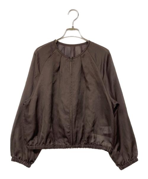 UNTITLED（アンタイトル）UNTITLED (アンタイトル) シアーブルゾン ブラウン サイズ:01/Sの古着・服飾アイテム
