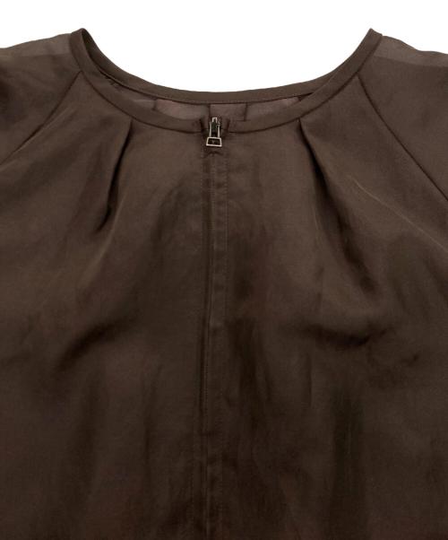 UNTITLED（アンタイトル）UNTITLED (アンタイトル) シアーブルゾン ブラウン サイズ:01/Sの古着・服飾アイテム