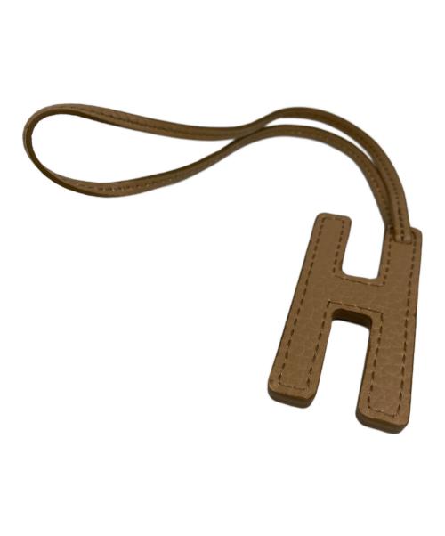 HIROFU（ヒロフ）HIROFU (ヒロフ) 【ジータ】ジャガード レザーコンビ トートバッグ L ベージュの古着・服飾アイテム