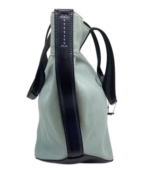 COACH（コーチ）COACH (コーチ) ロゴキャンバストートバッグ スカイブルーの古着・服飾アイテム