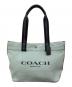 COACH（コーチ）の古着「ロゴキャンバストートバッグ」｜スカイブルー