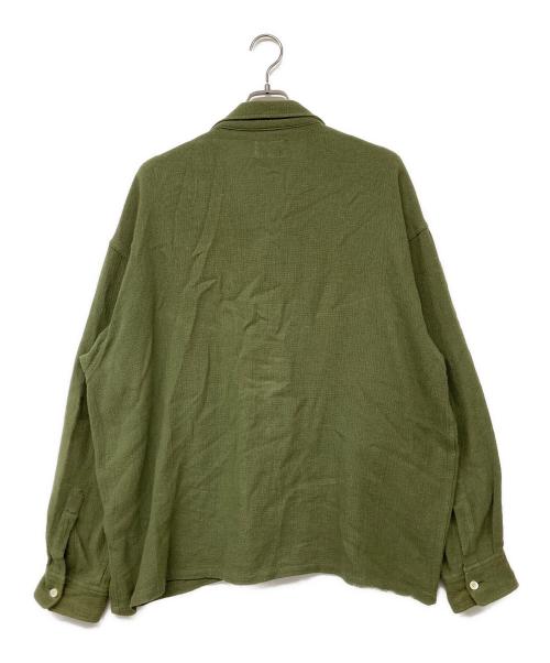 C.E（シーイー）C.E (キャブ エンプト) CL OPEN SHIRT グリーン サイズ:Ｍの古着・服飾アイテム