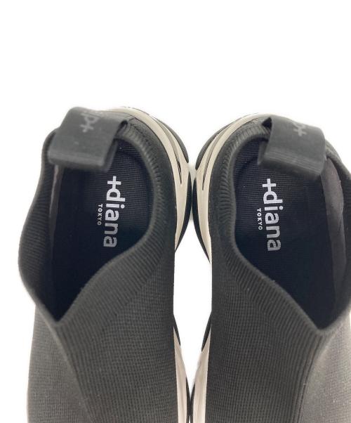 DIANA（ダイアナ）DIANA (ダイアナ) 【撥水加工】軽量ニットソックススニーカー ブラック サイズ:記載なしの古着・服飾アイテム