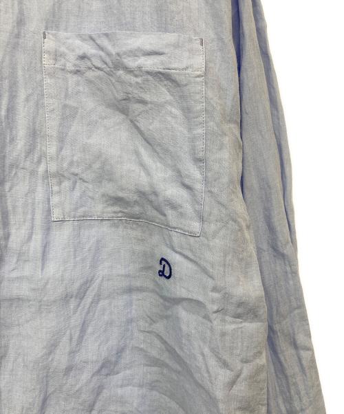 DRESSTERIOR（ドレステリア）DRESSTERIOR (ドレステリア) ガーメントダイラミーシャツ ブルー サイズ:38の古着・服飾アイテム