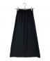 edition (エディション) LIGHT BACK SATIN トリアセテート ジョーゼットスカート ブラック サイズ:34：3000円