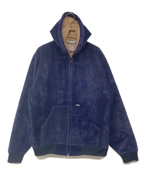 CarHartt（カーハート）CarHartt (カーハート) ベロアパーカー ネイビー サイズ:Lの古着・服飾アイテム