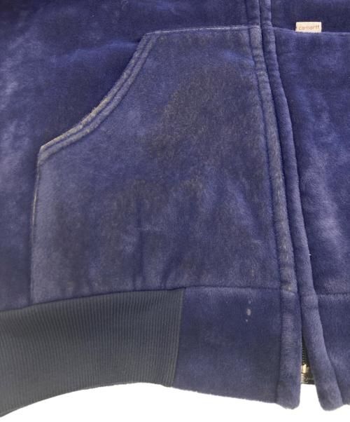 CarHartt（カーハート）CarHartt (カーハート) ベロアパーカー ネイビー サイズ:Lの古着・服飾アイテム