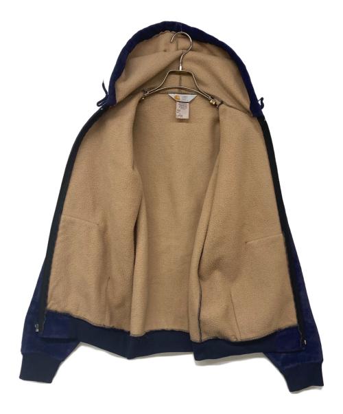 CarHartt（カーハート）CarHartt (カーハート) ベロアパーカー ネイビー サイズ:Lの古着・服飾アイテム