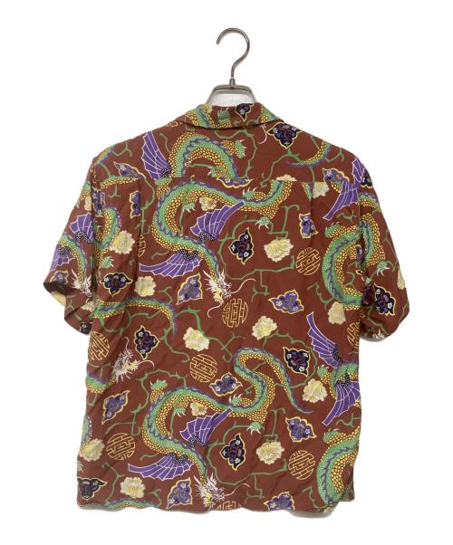 Sun Surf（サンサーフ）Sun Surf (サンサーフ) RAYON HAWAIIAN SHIRT “MING PRINT” ブラウン サイズ:Mの古着・服飾アイテム