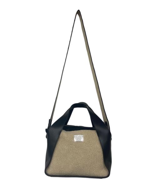 STELLA McCARTNEY（ステラマッカートニー）STELLA McCARTNEY (ステラマッカートニー) 切替ボアショルダーバッグ ベージュ×ブラックの古着・服飾アイテム