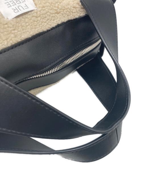 STELLA McCARTNEY（ステラマッカートニー）STELLA McCARTNEY (ステラマッカートニー) 切替ボアショルダーバッグ ベージュ×ブラックの古着・服飾アイテム