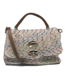 zanellato（ザネラート）の古着「ツイードショルダーバッグ」｜ブラウン