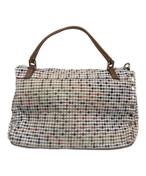 zanellato（ザネラート）zanellato (ザネラート) ツイードショルダーバッグ ブラウンの古着・服飾アイテム