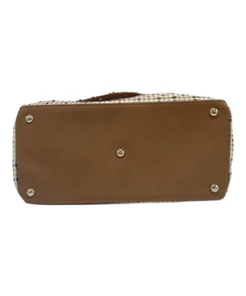 zanellato（ザネラート）zanellato (ザネラート) ツイードショルダーバッグ ブラウンの古着・服飾アイテム