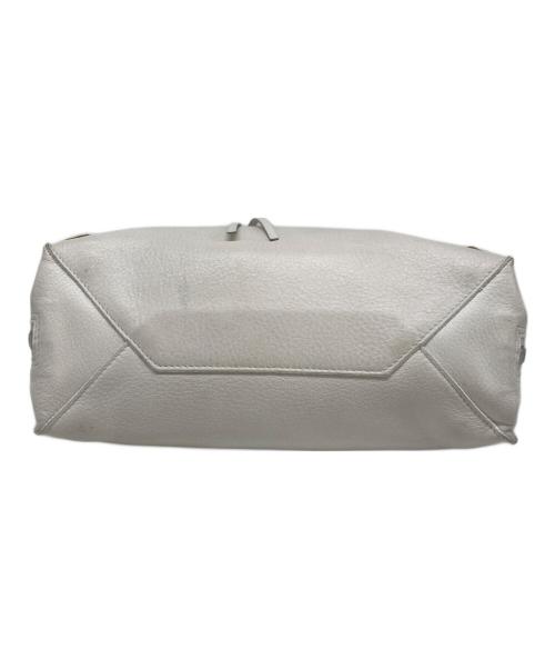 BALENCIAGA（バレンシアガ）BALENCIAGA (バレンシアガ) ペーパーA6 2WAYバッグ ホワイトの古着・服飾アイテム