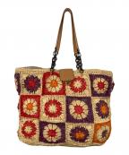 TORY BURCHトリーバーチ）の古着「カゴバッグ」｜ベージュ