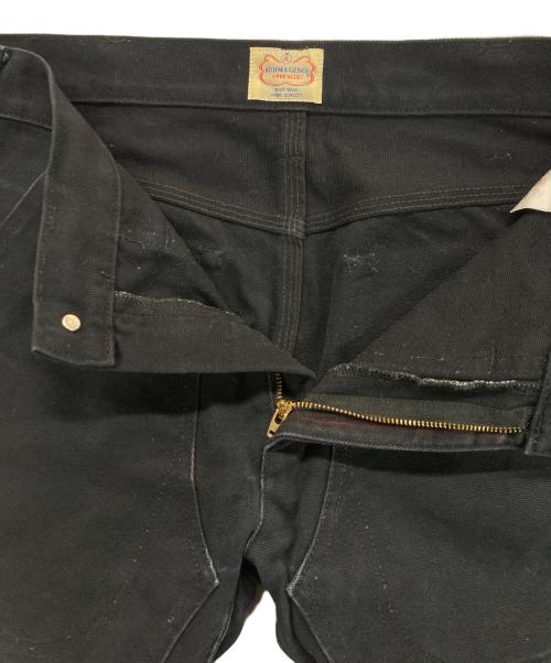 KOJIMA GENES（コジマジーンズ）KOJIMA GENES (コジマジーンズ) ダブルニーペインターパンツ ブラック サイズ:32の古着・服飾アイテム