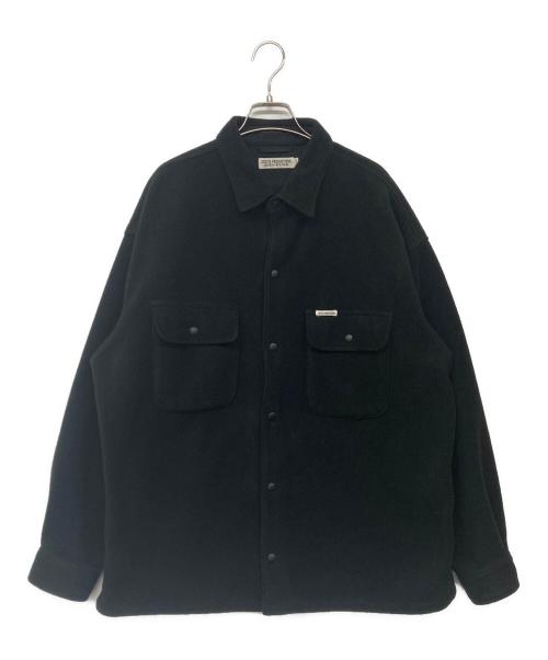 COOTIE PRODUCTIONS（クーティープロダクツ）COOTIE PRODUCTIONS (クーティープロダクツ) Fleece CPO Jacket ブラック サイズ:Lの古着・服飾アイテム
