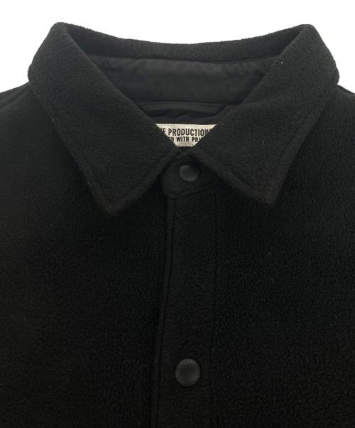 COOTIE PRODUCTIONS（クーティープロダクツ）COOTIE PRODUCTIONS (クーティープロダクツ) Fleece CPO Jacket ブラック サイズ:Lの古着・服飾アイテム