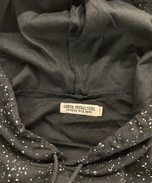 COOTIE PRODUCTIONS（クーティープロダクツ）COOTIE PRODUCTIONS (クーティープロダクツ) Splatter Print OX Pullover Parka ブラック サイズ:Lの古着・服飾アイテム