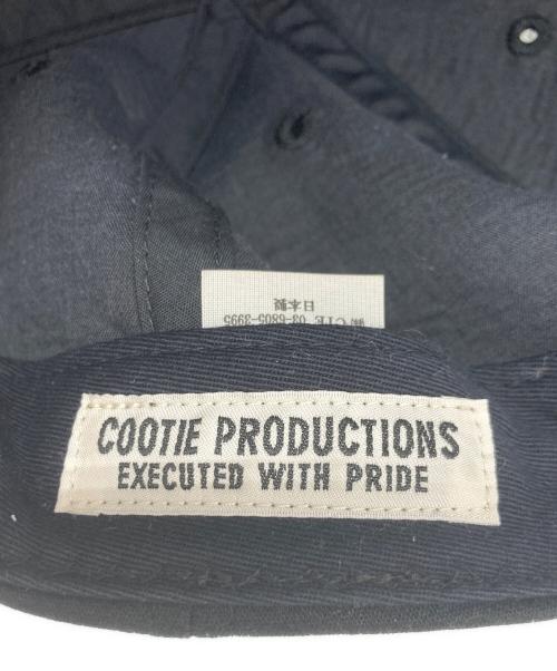 COOTIE PRODUCTIONS（クーティープロダクツ）COOTIE PRODUCTIONS (クーティープロダクツ) ロゴプリントキャップ ブラック サイズ:記載なしの古着・服飾アイテム