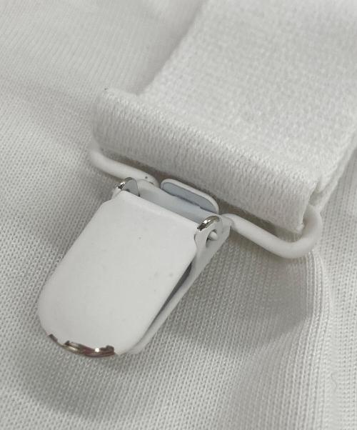 MIHARA YASUHIRO（ミハラヤスヒロ）MIHARA YASUHIRO (ミハラヤスヒロ) suspendar T-shirt ホワイト サイズ:44の古着・服飾アイテム