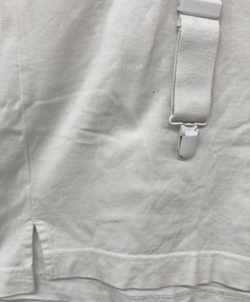 MIHARA YASUHIRO（ミハラヤスヒロ）MIHARA YASUHIRO (ミハラヤスヒロ) suspendar T-shirt ホワイト サイズ:44の古着・服飾アイテム