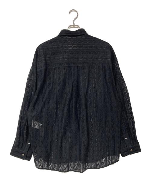 MAISON SPECIAL（メゾンスペシャル）MAISON SPECIAL (メゾンスペシャル) Prime-Over Regular Collar Shirt ブラック サイズ:1の古着・服飾アイテム