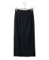 anuans (アニュアンス) バックサテンタイトスカート ブラック サイズ:Ｍ：5000円