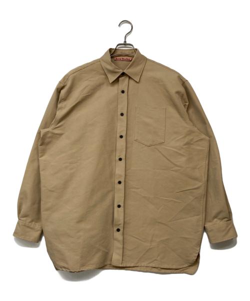Acne studios（アクネ ストゥディオス）Acne studios (アクネ ストゥディオス) シャツジャケット ベージュ サイズ:44の古着・服飾アイテム