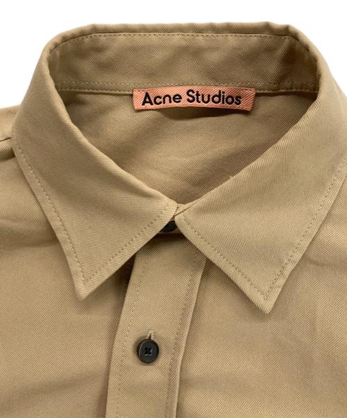 Acne studios（アクネ ストゥディオス）Acne studios (アクネ ストゥディオス) シャツジャケット ベージュ サイズ:44の古着・服飾アイテム