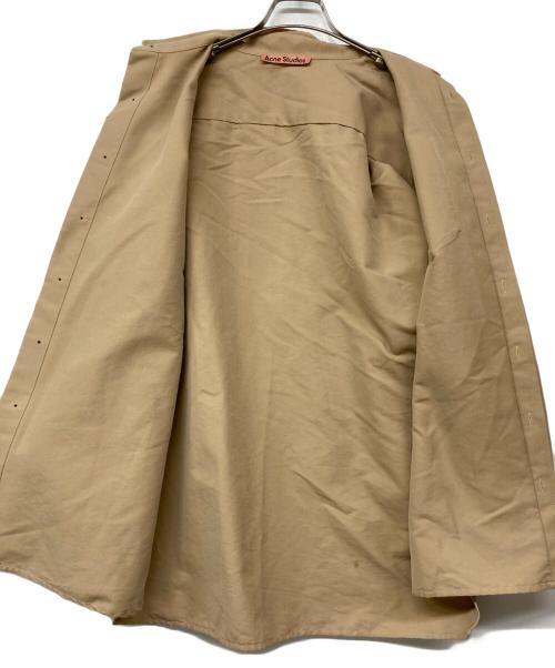 Acne studios（アクネ ストゥディオス）Acne studios (アクネ ストゥディオス) シャツジャケット ベージュ サイズ:44の古着・服飾アイテム