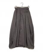 STUDIOUSステュディオス）の古着「バルーンスカート」｜ブラウン