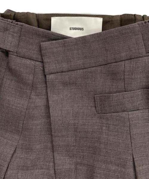 STUDIOUS（ステュディオス）STUDIOUS (ステュディオス) バルーンスカート ブラウン サイズ:1の古着・服飾アイテム