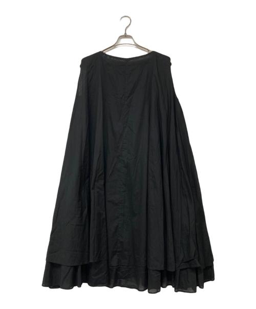 mizuiro-ind（ミズイロインド）mizuiro-ind (ミズイロインド) ノースリーブワンピース ブラック サイズ:記載なしの古着・服飾アイテム