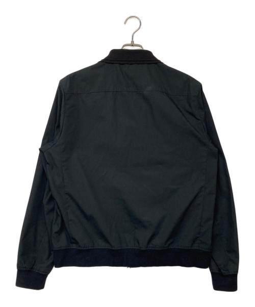 FRED PERRY（フレッドペリー）FRED PERRY (フレッドペリー) 月桂樹刺繍ロゴジップブルゾン ブラック サイズ:Lの古着・服飾アイテム