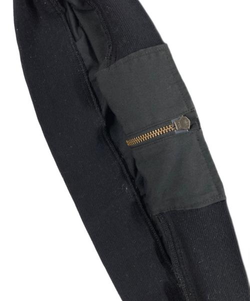 FRED PERRY（フレッドペリー）FRED PERRY (フレッドペリー) 月桂樹刺繍ロゴジップブルゾン ブラック サイズ:Lの古着・服飾アイテム