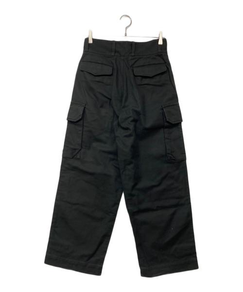 BLURHMS（ブラームス）BLURHMS (ブラームス) Cotton Serge 47 Pants ブラック サイズ:1の古着・服飾アイテム