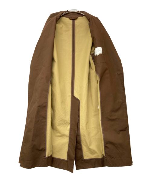 STUDIO NICHOLSON（スタジオ ニコルソン）STUDIO NICHOLSON (スタジオ ニコルソン) ステンカラーコート ブラウン サイズ:Sの古着・服飾アイテム