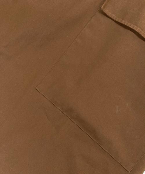 STUDIO NICHOLSON（スタジオ ニコルソン）STUDIO NICHOLSON (スタジオ ニコルソン) ステンカラーコート ブラウン サイズ:Sの古着・服飾アイテム