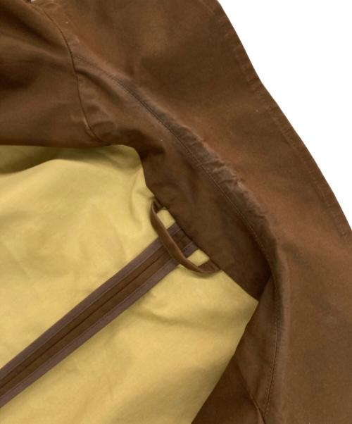 STUDIO NICHOLSON（スタジオ ニコルソン）STUDIO NICHOLSON (スタジオ ニコルソン) ステンカラーコート ブラウン サイズ:Sの古着・服飾アイテム