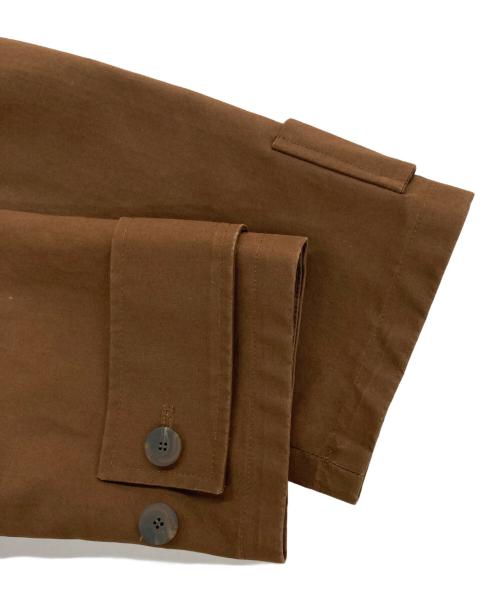 STUDIO NICHOLSON（スタジオ ニコルソン）STUDIO NICHOLSON (スタジオ ニコルソン) ステンカラーコート ブラウン サイズ:Sの古着・服飾アイテム