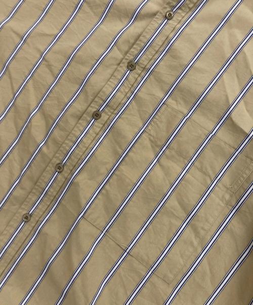 TODAYFUL（トゥデイフル）TODAYFUL (トゥデイフル) Stripe Over Shirts/ストライプオーバーシャツ ベージュ サイズ:Fの古着・服飾アイテム