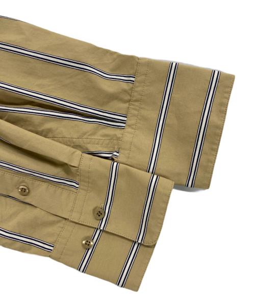 TODAYFUL（トゥデイフル）TODAYFUL (トゥデイフル) Stripe Over Shirts/ストライプオーバーシャツ ベージュ サイズ:Fの古着・服飾アイテム