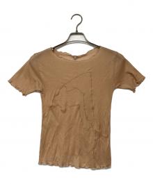 BASERANGE（ベースレンジ）の古着「シアーカットソー」｜ピンク