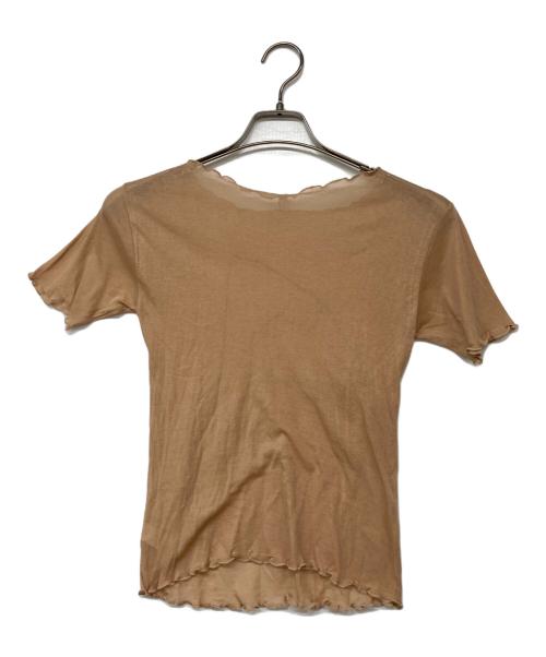 BASERANGE（ベースレンジ）BASERANGE (ベースレンジ) シアーカットソー ピンク サイズ:Mの古着・服飾アイテム